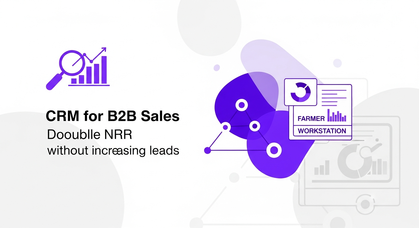 CRM para Vendas B2B: O Segredo das Consultorias Que Dobram NRR Sem Mais Leads