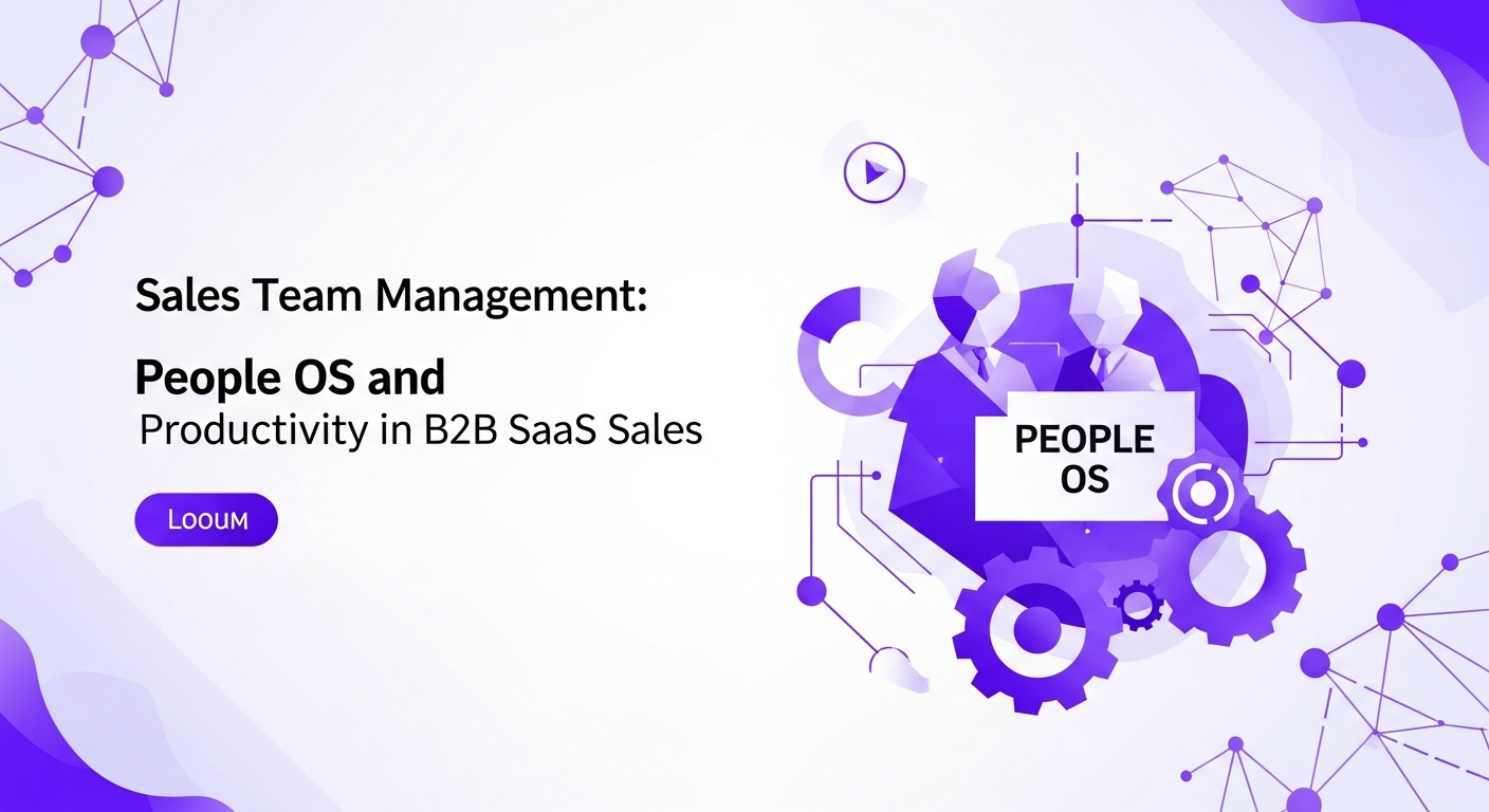 Gestão de Times Comerciais: People OS e a Produtividade em Vendas B2B SaaS