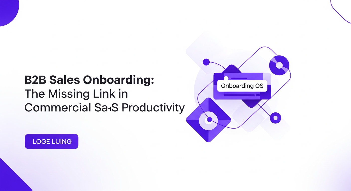 Onboarding de Vendas B2B: O Elo Perdido da Produtividade Comercial em SaaS