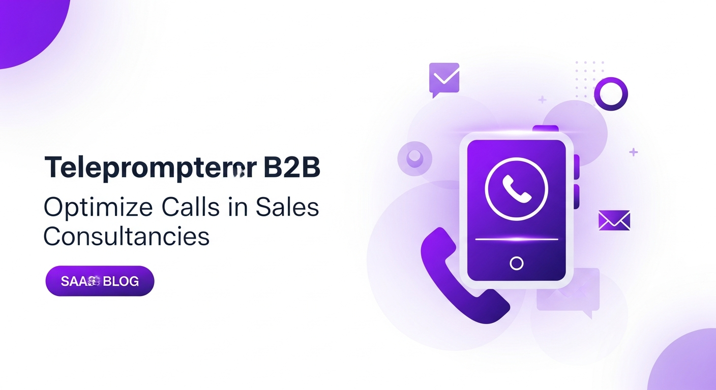 Teleprompter para Vendas B2B: Otimize Calls em Consultorias