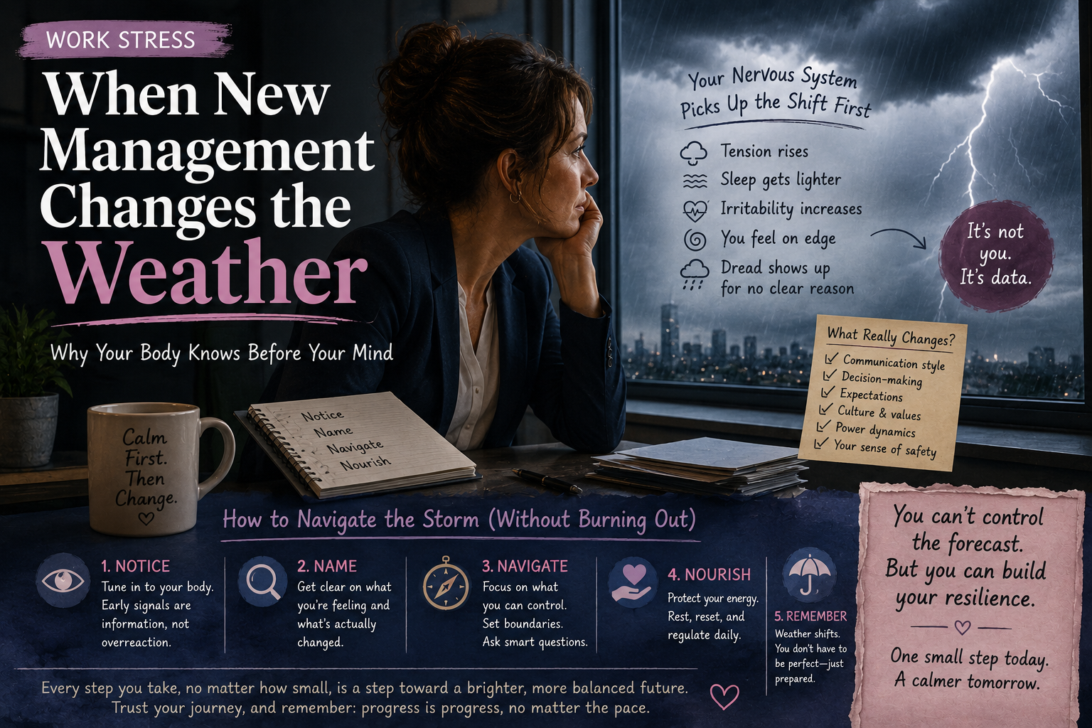 When New Management Changes the Weather: Why Your Body Knows Before Your Mind