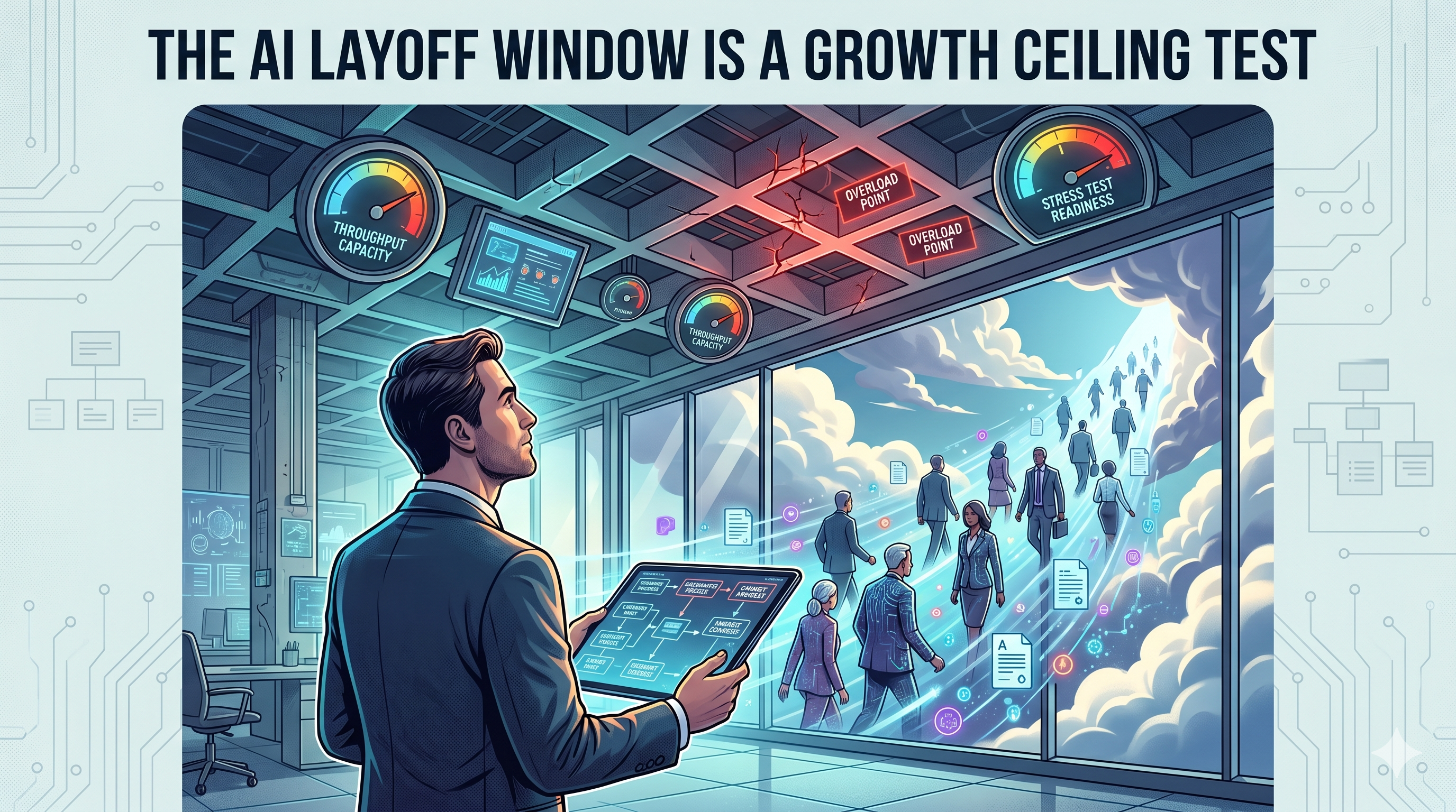 The AI Layoff Window Is a Growth Ceiling Test