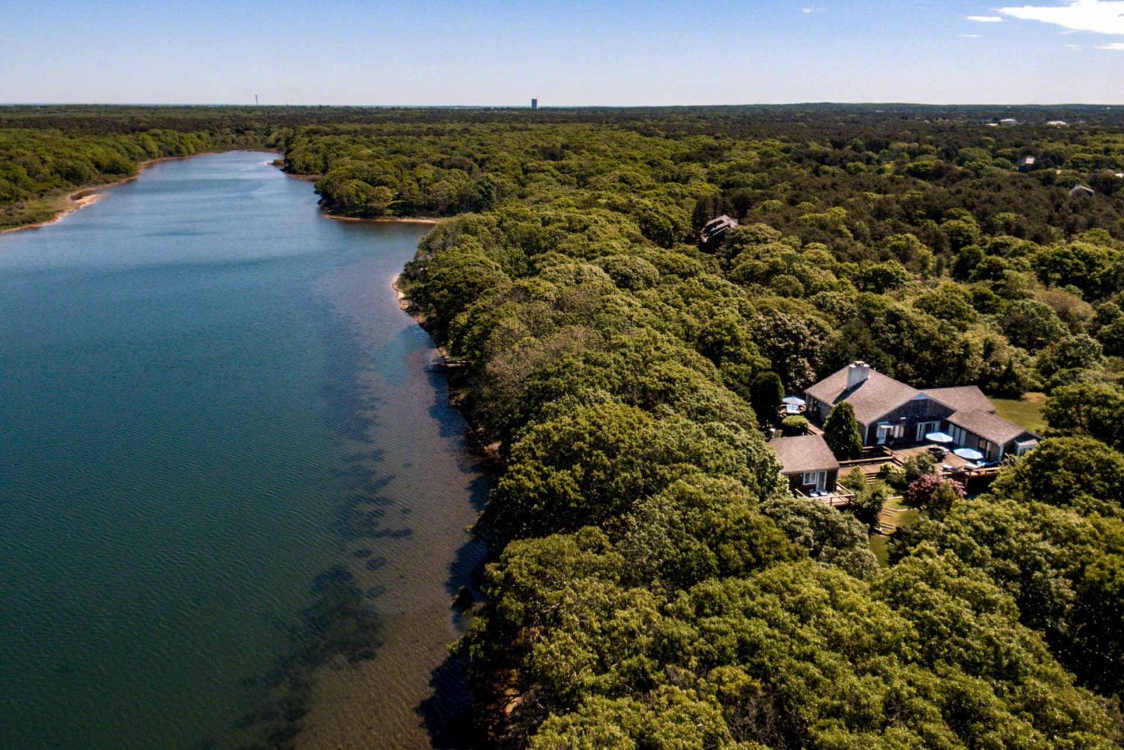 Edgartown Great Pond Waterfront With Private South Shore Beach Marthas Vineyard