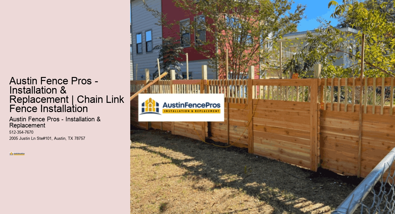 Austin Fence Pros - Installation & Replacement | Chain Link Fence Installation