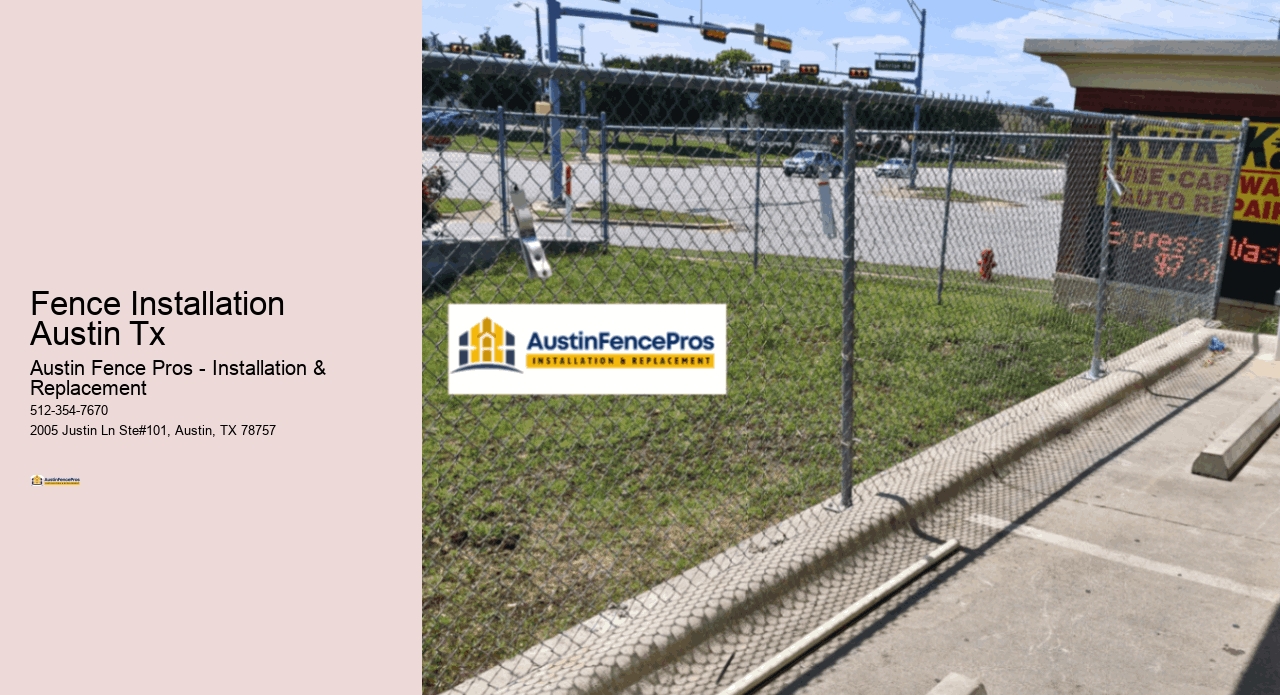 Fence Installation Austin Tx