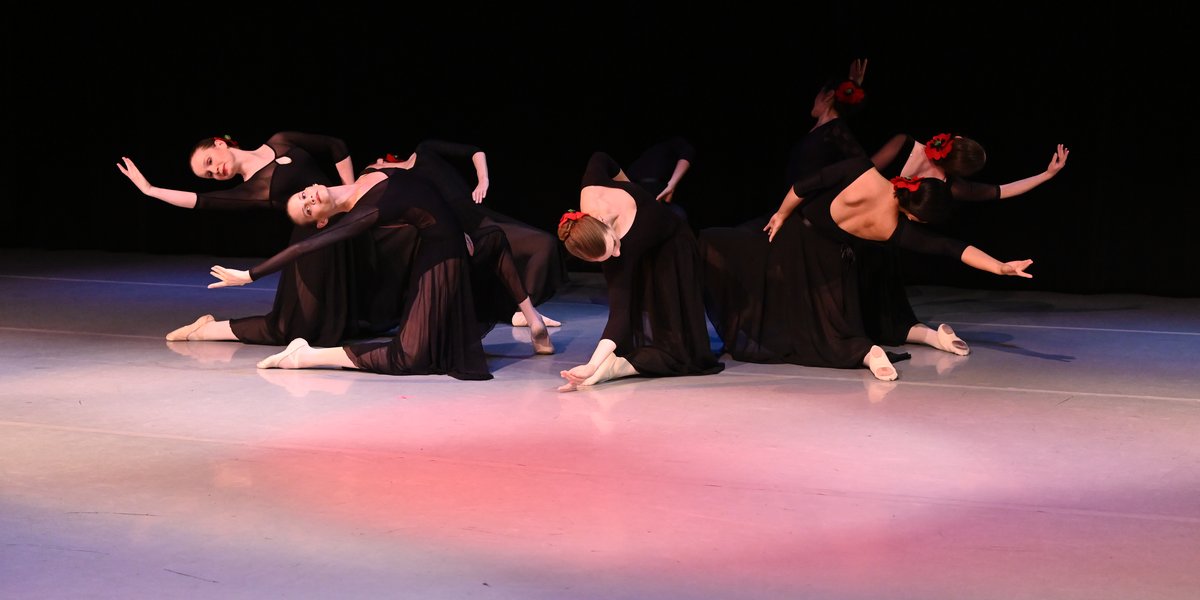 Adult dancers performing