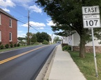 2019-06-19_16_16_31_View_east_along_Maryland_State_Route_107__Fisher_Avenue__at_Maryland_State_Route_109__Elgin_Road__in_Poolesville__Montgomery_County__Maryland.jpg