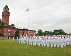 US_Navy_110701-N-IK959-260_Recruits_from_Hall_of_Fame_Division_813_stand_at_attention_on_Ross_Field.jpg
