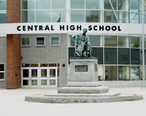 Lincoln_in_front_of_Central_HS.jpg