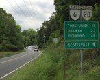 2016-06-03_18_35_34_View_east_along_Virginia_State_Route_6_and_south_along_Virginia_State_Route_20__Valley_Street__just_south_of_Irish_Road_in_Scottsville__Albemarle_County__Virginia.jpg