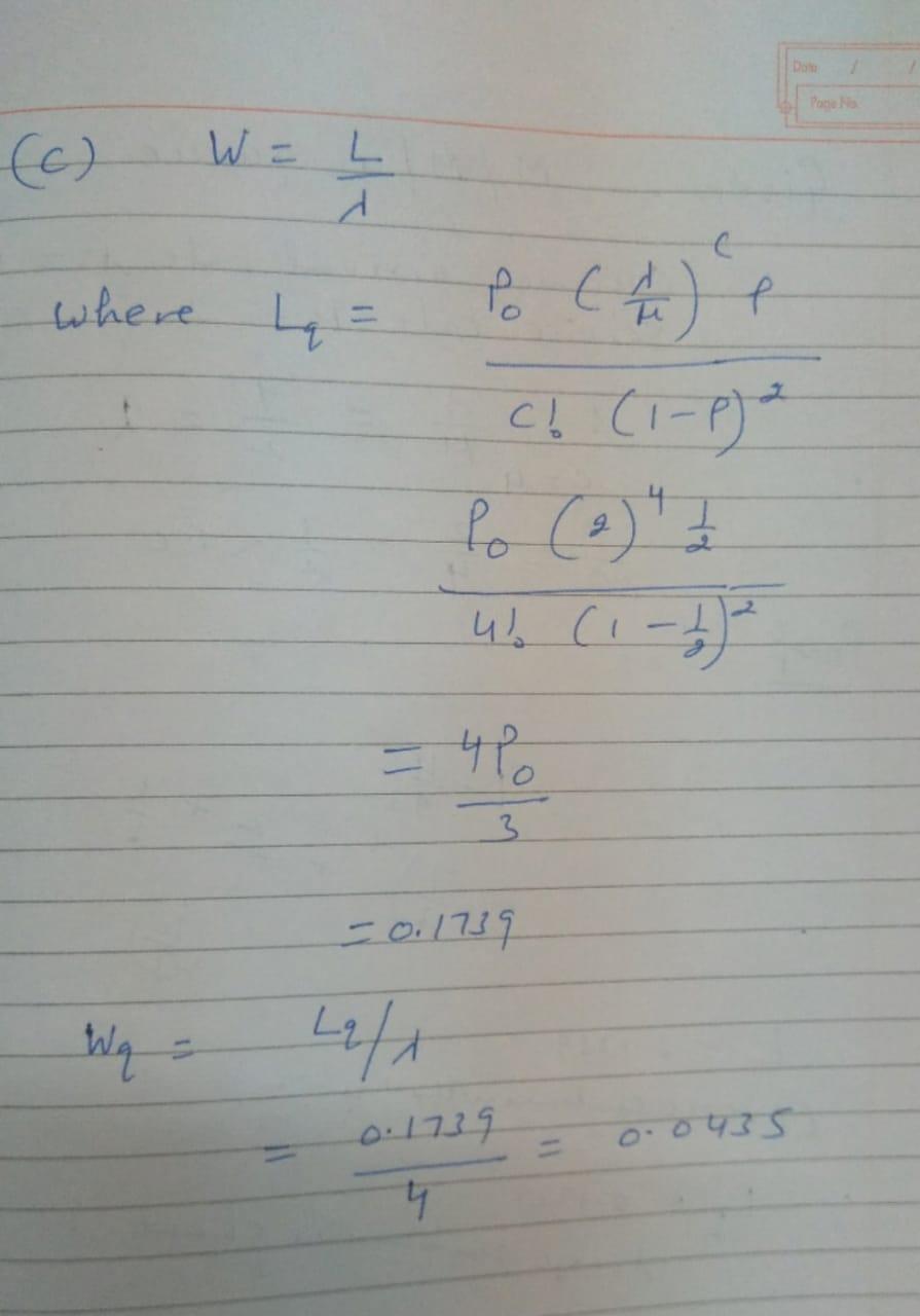 W = L v C where La ? C) ?1P P Po 2) ? 9 ? ?) = 1 01739 Wq ? 0.1739 oO435 1