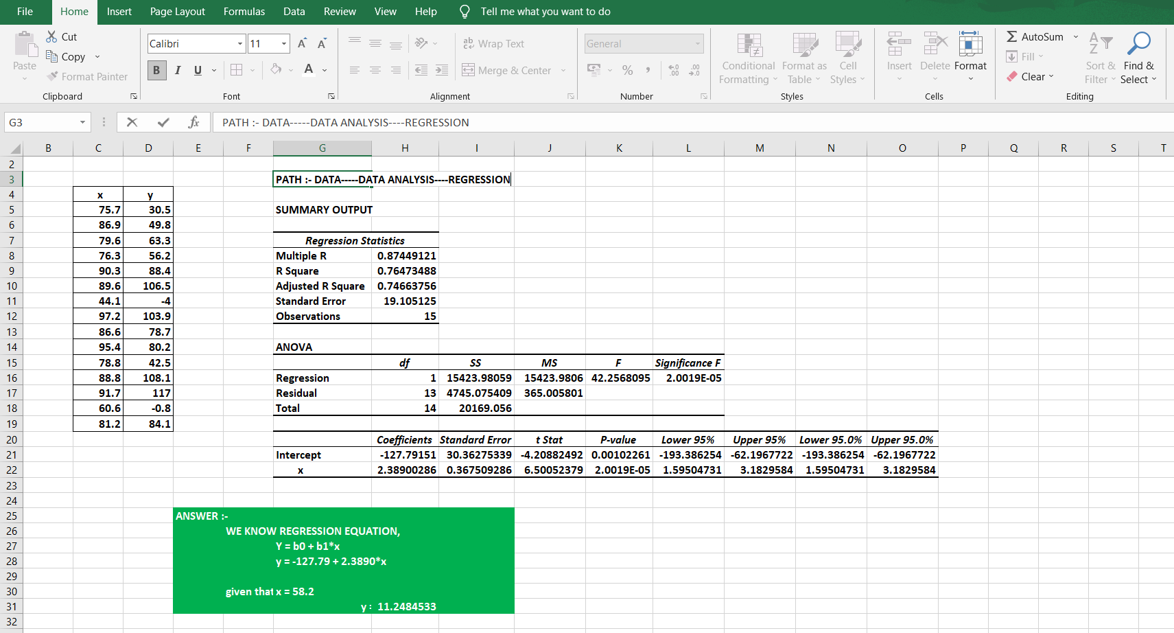 File Home Insert Page Layout Formulas Data Review View Help Tell me what you want to do S AutoSum Calibri 11 & Cut e Copy Å a