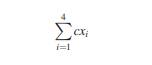 (a) Suppose that c = 3, x 1 = 5, x 2 = 8, x 3 = 1, and x 4 = 7. Evaluate the following: (b) Prove...-1