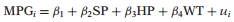 gives data on 81 cars about MPG (average miles per gallons), HP (engine horsepower), VOL (cubic feet...-2