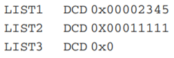 Write assembly language program for the following HLL: Write a program to read memory location LIST1...-2