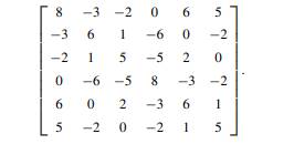 Apply the orthogonal iteration method to the matrix below for q = 2: