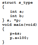 Is this segment of code correct? Write a program that creates an array of structure three long of...-1