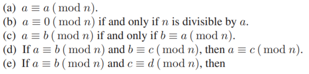 Let and be integers with . Prove the following properties.-4