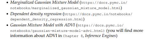 Read and run the following examples about mixture models from the PyMC3 documentation (...