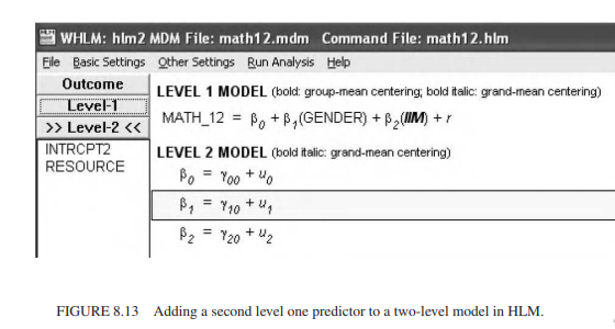 Because there still remains a substantial amount of variability in Math_12 within classrooms, and...-2