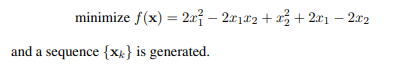 The steepest-descent method is applied to solve the problem-1