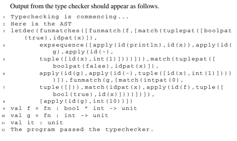 Implement the Prolog type predicates to get the following program to type check successfully. This...-2