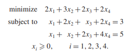 a) Using the simplex method solve b) Using the work done in Part (a) and the dual simplex method,...-1