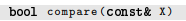 Write code for a struct X that has two integer member elements a and b. One method for the struct...