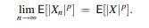 Show that If Xn converges in mean of order p to X, show that-2