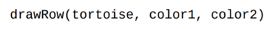 Write a function that draws an 8 × 8 red/black checkerboard, using a for loop and the function you...-2