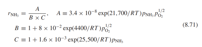 Ammonia undergoes a reaction with oxygen in the presence of a platinum catalyst to form nitric oxide...-2