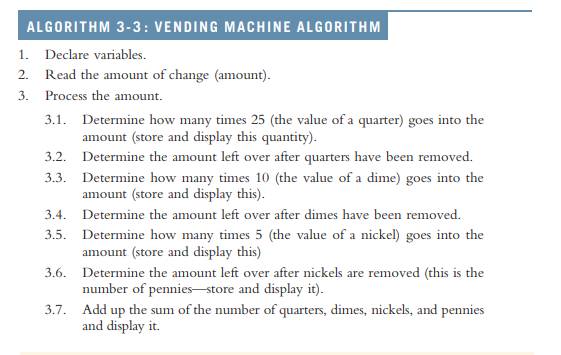 Write a program that calculates the fewest number of coins required to dispense change from a...-1