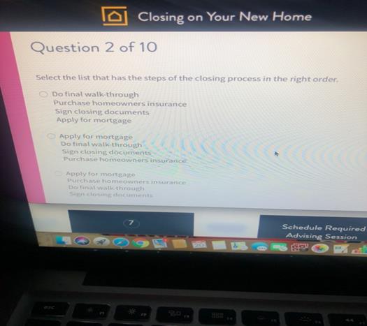 Making an Offer Question 8 of 9 Who delivers your offer to the seller? 1 answer below » Making an...-2