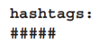 Modify the previous program so that the hashtags() function has a single int parameter variable...-1