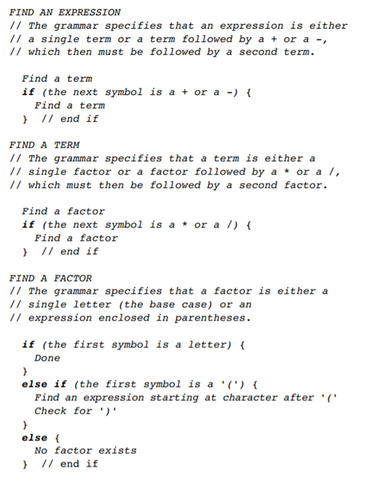 The following is a grammar that allows you to omit parentheses in infix algebraic expressions when...-6