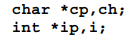 Declare the following variables and assign the address of the variable to the pointer variable....-1