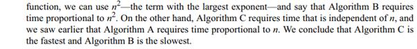 Algorithm X requires n 2 + 9n + 5 operations, and Algorithm Y requires 5n 2 operations. What can you...-3