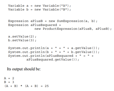 Let’s define an “expression” as either a simple variable or the sum or product of two expressions...