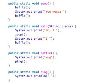 Answer the following questions without running the program on a computer. 1. Draw a stack diagram...