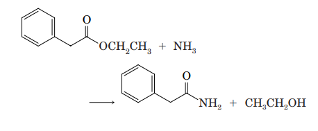 Reaction of an Ester with Ammonia and with 1° and 2° amines (Section 19.4C) Esters react with...