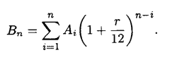 Amounts Ai , A2, ... , An are placed in an investment account (e.g., a bank savings account) at the...