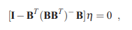 Show that ?T µ is estimable if and only if ? is a solution to the equation where (BBT )- denotes the...