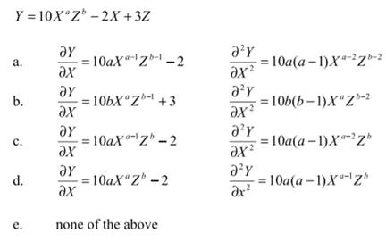 Find the first and the second partial derivatives of the following multivariate functions with...-3