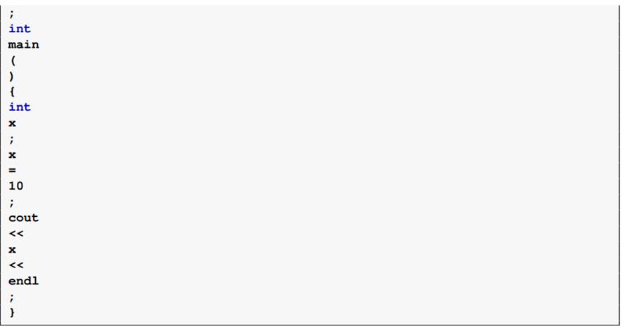 The programs in Listing 3.4 (variable.cpp), Listing 4.5 (reformattedvariable.cpp), and Listing 4.6...-3