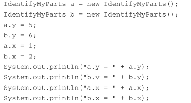 Consider the following class: a. What are the class variables? b. What are the instance variables?...-2