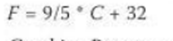 Combine Programming Exercises 3 and 4 so that users can choose between converting Fahrenheit to...-2