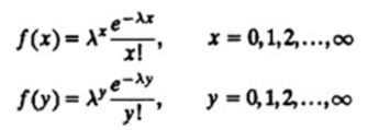 Two Poisson streams (see Exercise 12.3) merge at a disk. The pmf for the two streams are as follows:...-1