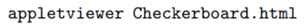 Write an animation applet that shows a checkerboard pattern in which the even numbered rows slide to...-4