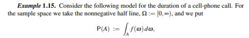 On the probability space of Example 1.15, define the random variable X(?) := ?. Thus, X is the...