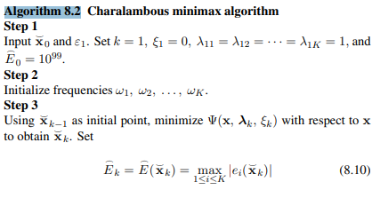 Repeat Problem 8.3 by applying Algorithm 8.2.-4